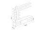 Hanah Home Mueble para TV Blanco Moderno